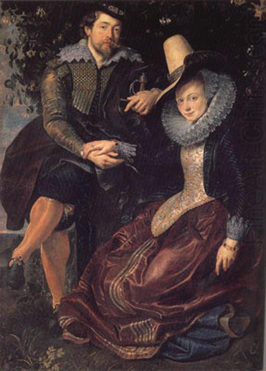 Peter Paul Rubens The Artist and his Wife in a Honeysuckle Bower (mk01) china oil painting image